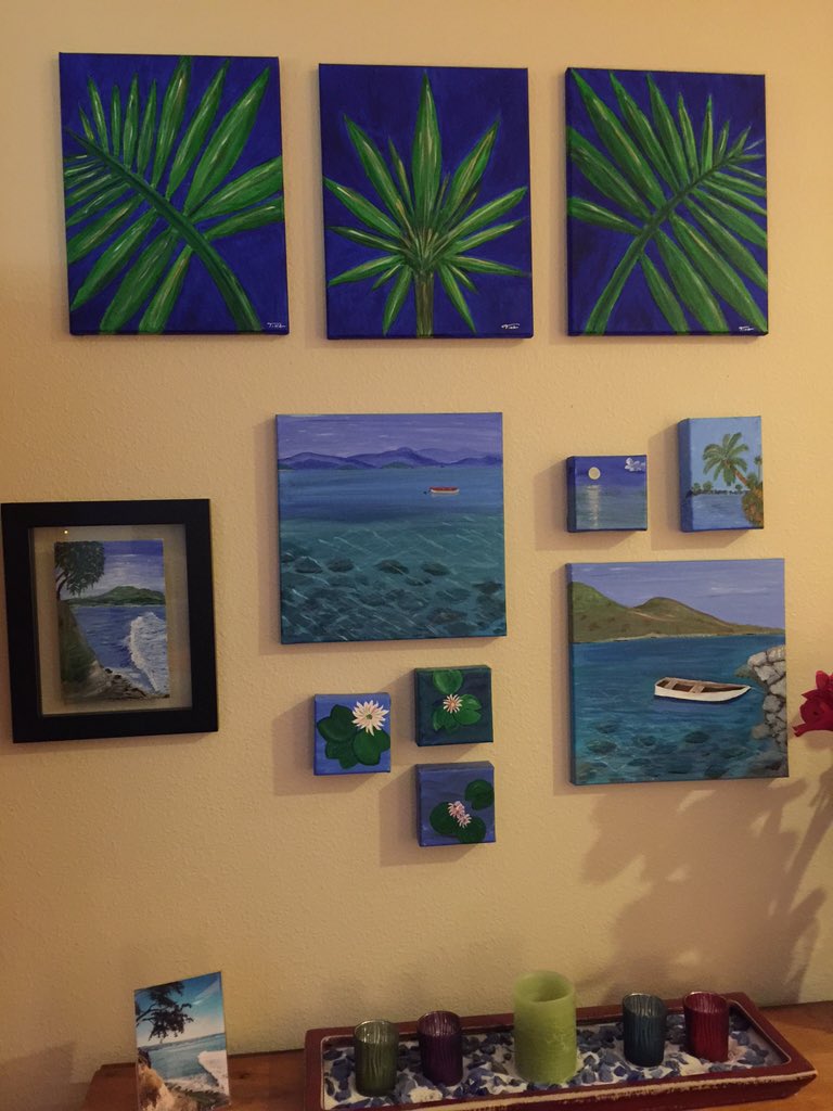 tinamhood's tweet photo. @PatsyClairmont We have similar therapies. Love your acrylics wall! Here's mine. 😊 https://t.co/zCWJUmlHIR