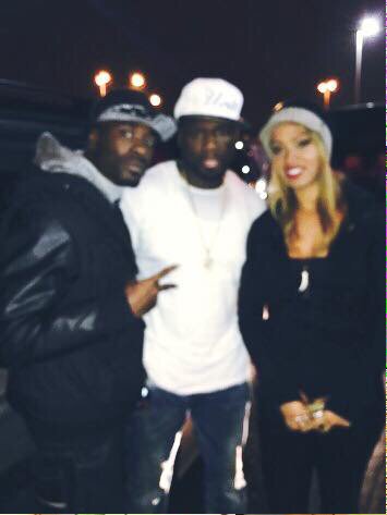 DJUKES718's tweet photo. Me &amp; @50cent  &amp; @Sophiamaymusic  in Glasgow backstage . The purge https://t.co/0ZZX2ezdZH