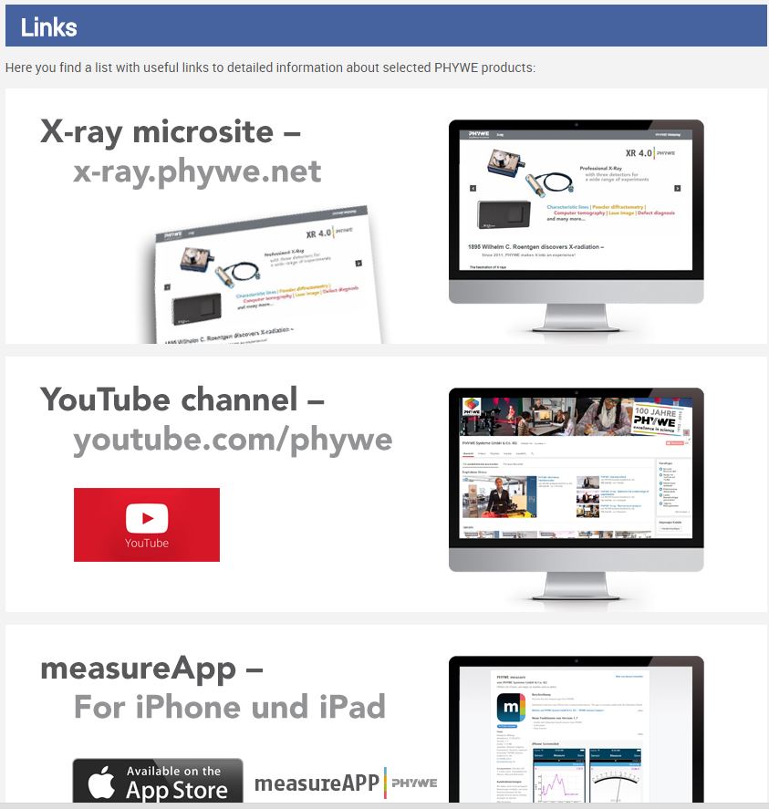 phywe's tweet photo. La puerta directa a MicroSites, canal de youtube y descarga de aplicaciones: https://t.co/gZUZTCZFbZ https://t.co/yuWtDGAC9s