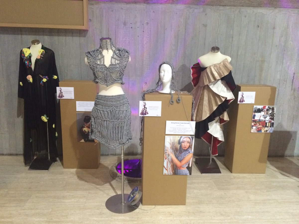 OC_Conference's tweet photo. Cast your vote! Our Wearable Art 2015 Fashion Competition is located in the foyer! #StudentWorks #OCEDCON15 https://t.co/Ezz3sGtEET