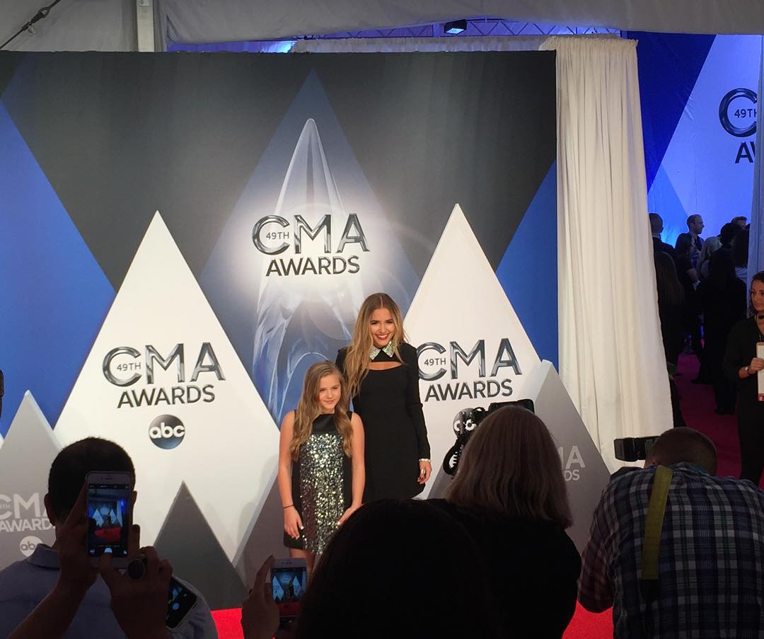 Nashville_ABC's tweet photo. #Nashville takes on the #CMAawards! @lennonandmaisy @aubreypeeples https://t.co/o1lwrBxitS