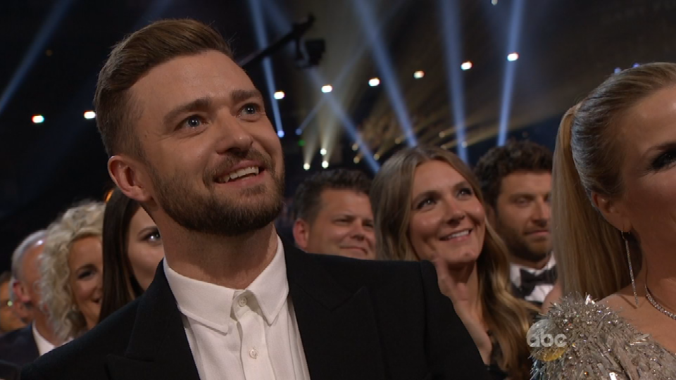 wsbtv's tweet photo. Sure, we're country fans. BUT JUSTIN TIMBERLAKE IS PERFORMING TONIGHT. #justsaying #CMAsOn2 https://t.co/6kchxli3mP