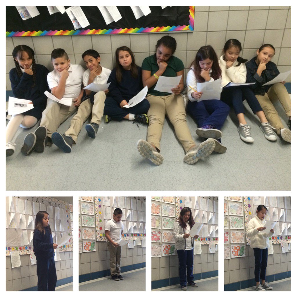 McDonoughGrade4's tweet photo. Prepare to hand over that $$! These students had a chance to present their speeches to the "investors" shown above. https://t.co/d6FIGaeMXt