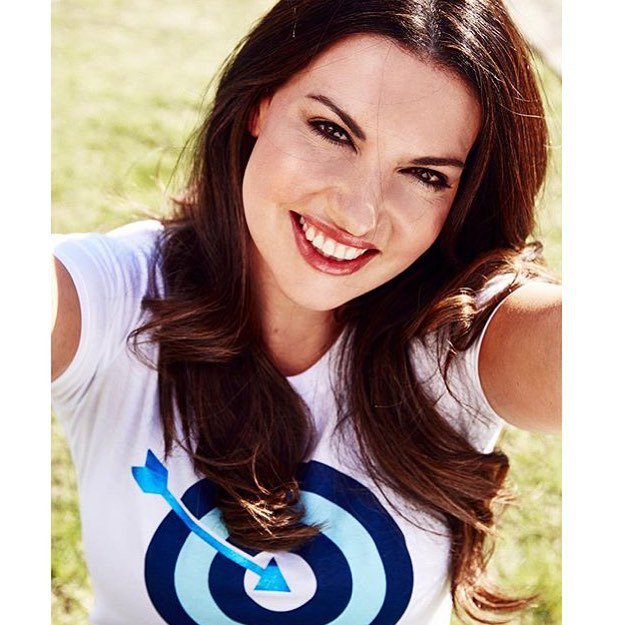 Total bombshell, @stephadam2012, wearing her <a href="/karen_walker/">Pedro Henrique</a> Fashion Targets Breast Cancer tee. Buy yours from <a href="/theic/">theic</a>…