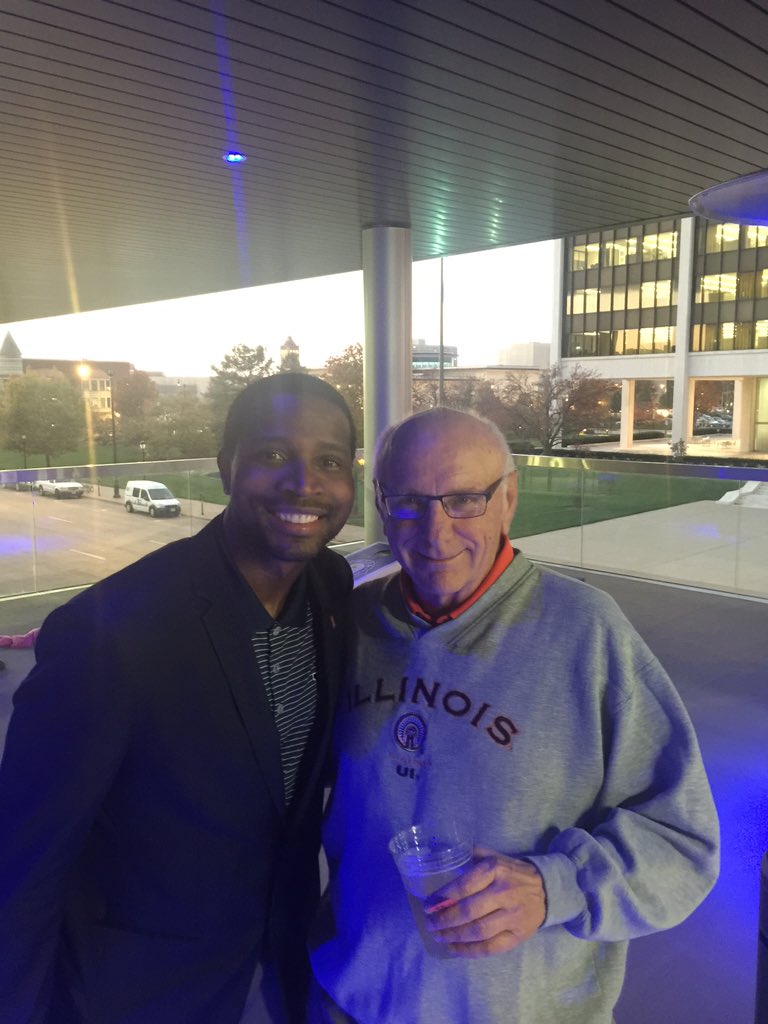 sfbrune's tweet photo. At PCCC with Dee Brown...#GoIllini #GOBOS https://t.co/TLvEoAqQ5l