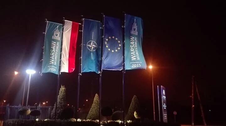 Pisarski's tweet photo. #Warsaw Security Forum 2015 starts today! 70 panelists, 20 sessions, 2 days. #WSF2015 @AndrzejDuda @TomaszSiemoniak https://t.co/7r5dMAFl19