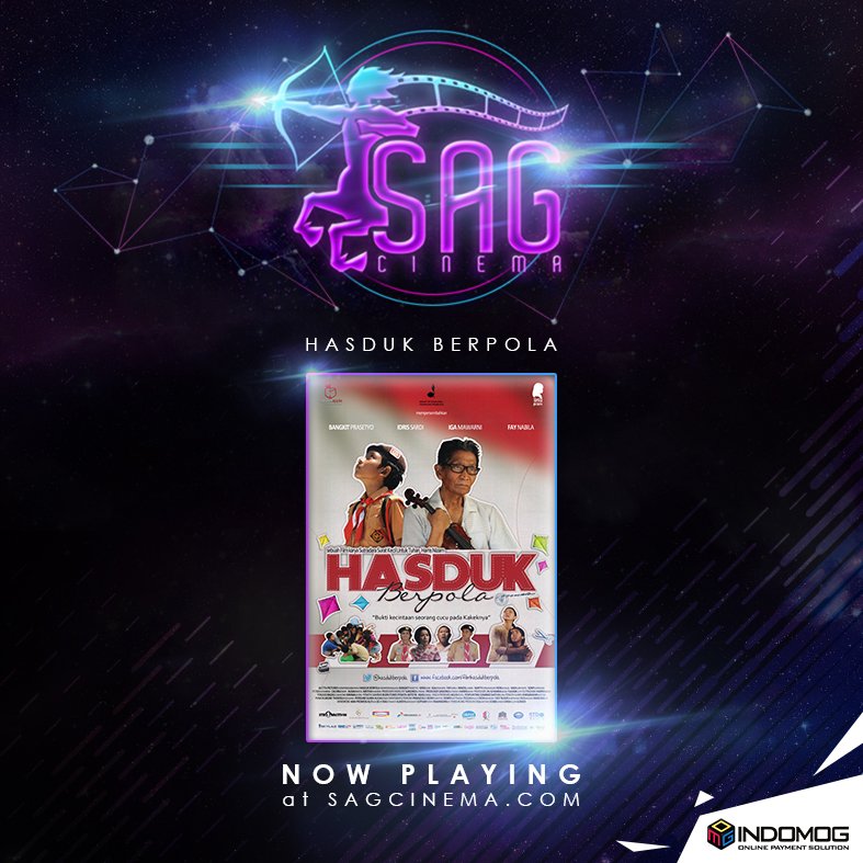 #NowPlaying film HASDUK BERPOLA di sagcinema.com <a href="/FILM_Indonesia/">FILM_Indonesia</a> beli tiket nya skrg jg! <a href="/harrisnizam/">Harris Nizam</a>