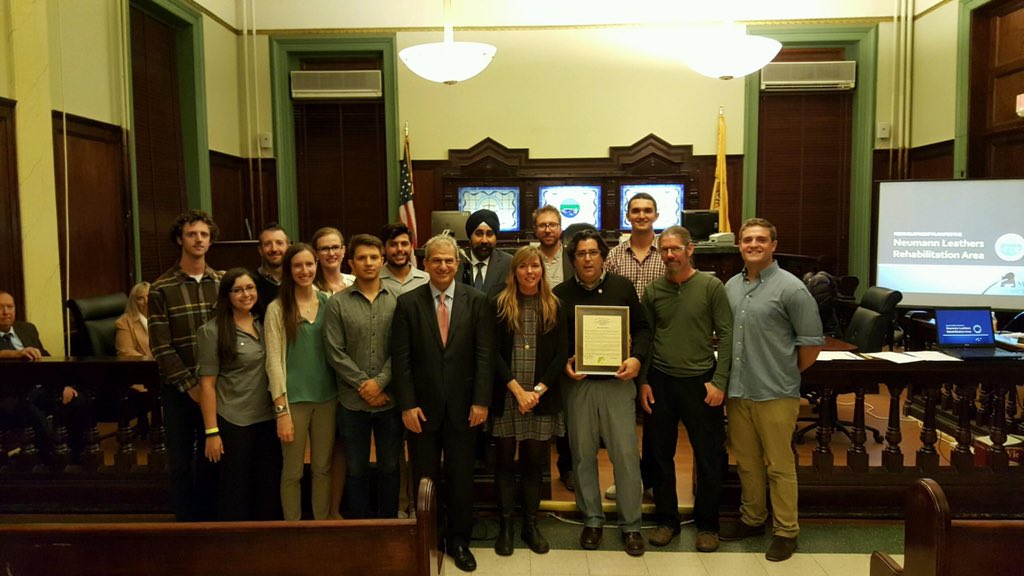 The Council presented a proclamation to Stevens <a href="/SureHouseSD/">SURE HOUSE</a> team for their 1st place finish at US Solar Decathlon