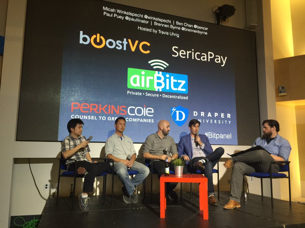 Willwaukee's tweet image. Cyber Security #BitPanel off to a great start! @paullinator @getclef @BitGo @gemhq @Airbitz @bencxr @brennenbyrne