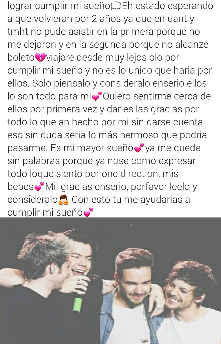 harryscrxature's tweet image. Espero lo leas, es muy importante para mi💕muchas gracias. @XxM3XN14LLxX  #1DEsParaMi