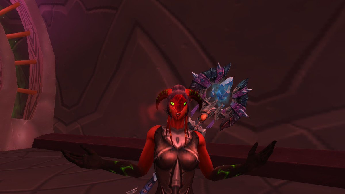 KatalynaEitrigg's tweet photo. Shouldn't that be on my forehead? #Jewelofhellfire #Tempestkeep #Draenei https://t.co/HgjzN7AUuT