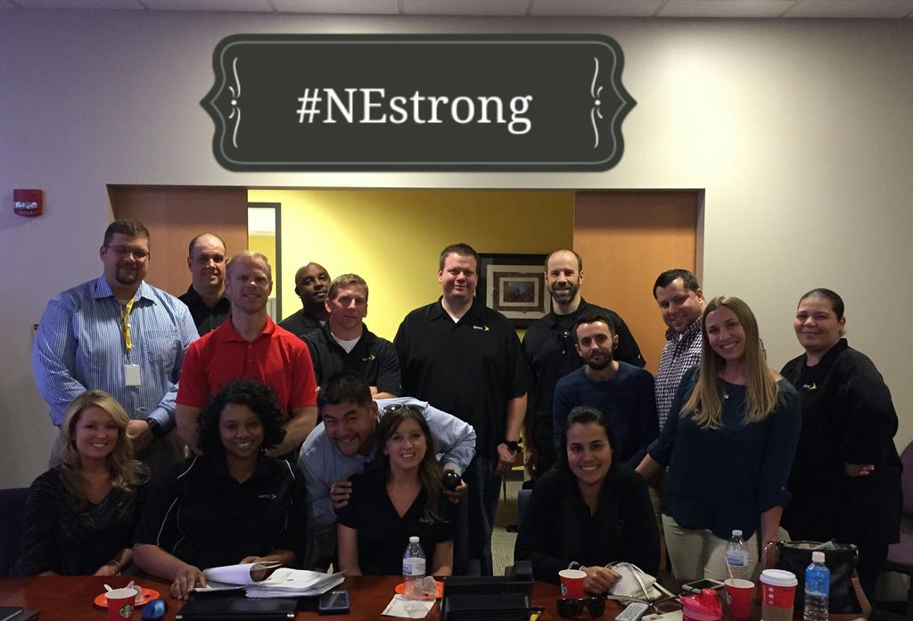 SprintFMM's tweet photo. Townhall Richmond Watch Party! Team work will make the dream work! #NEstrong @marceloclaure @Kpalet5 @SprintNERegion https://t.co/Vj68h0CYlk