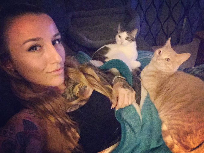 We have this cuddling thing down. https://t.co/BiZNQy9wQX<a href="/tag/humpday"class="tags"><span>#humpday</span></a><a href="/tag/maythe4thbewithyou"class="tags"><span>#maythe4thbewithyou</span></a>
