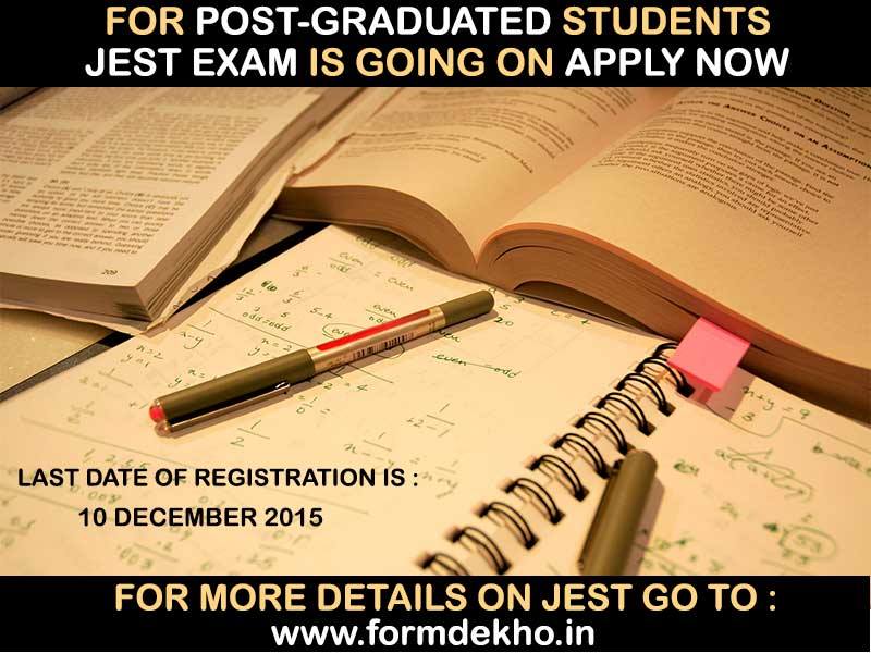 formdekho's tweet photo. APPLY NOW FOR JEST EXAM https://t.co/Gv9wayI8MM
