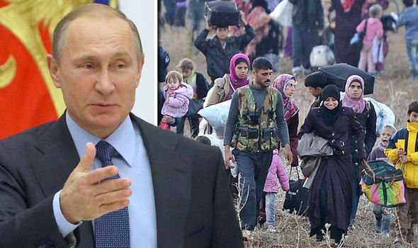 JoshuaClark69's tweet image. More than 800,000 #refugees RETURNING to #Syria as Putin OBLITERATES #IslamicState express.co.uk/news/world/615…