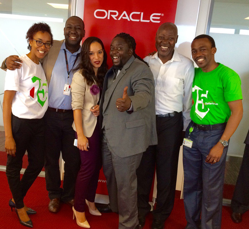 StewartSamkange's tweet photo. #OccupyOracle - Safaricom celebrates 15 years of partnership with Oracle Kenya @OracleKE @Safaricom https://t.co/qnNEiCRlYV