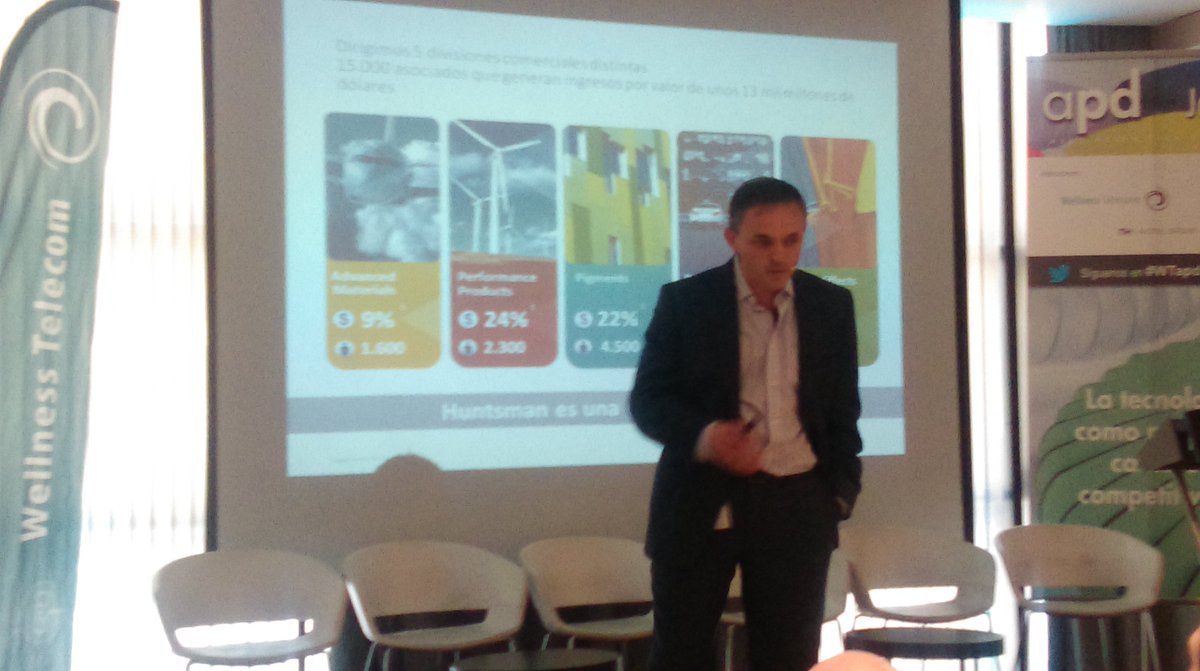 wellnesstg's tweet photo. Turno de Rafael Bravo de Tioxide Europe sobre el desafío TI de la gran empresa #WTapd https://t.co/zz2iISXZTy