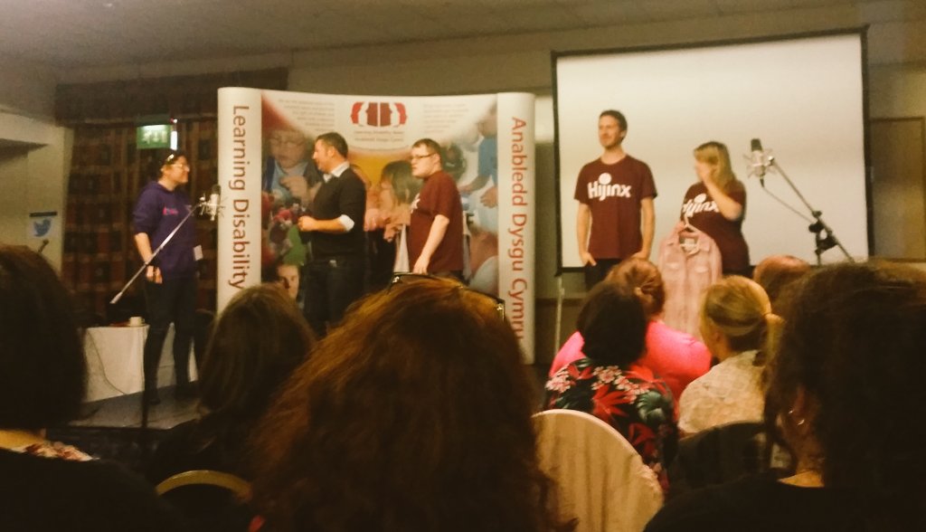 MencapPOW's tweet photo. Forgotten just how brilliant @HijinxTheatre are. #inclusive #challenging #inspired #ldw15 https://t.co/mByQZkbu5e