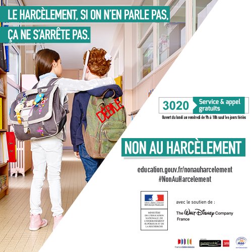 Les lycéens s'engagent contre le Harcèlement scolaire #NonAuHarcelement