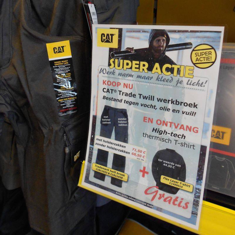 pieperermelo's tweet photo. Nieuw @pieperermelo: #CAT werkkleding. Met tijdelijk een Super Actie! Zie ook: https://t.co/IdsMVdxiT6 #kleding https://t.co/u60MueHFhK