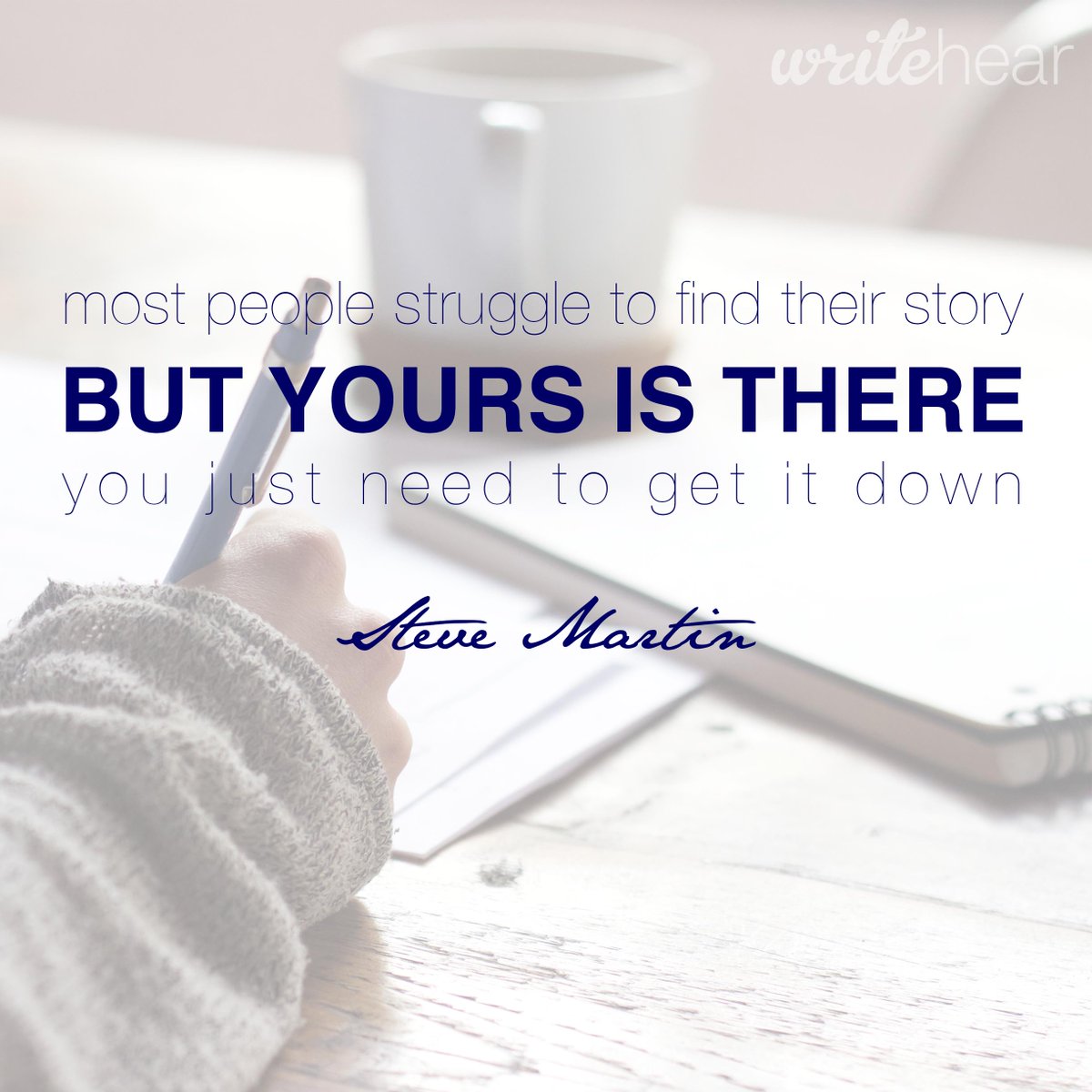 Write_Hear's tweet photo. Your story is there for you to find! @SteveMartinToGo #amwriting https://t.co/4ozJuYz57S