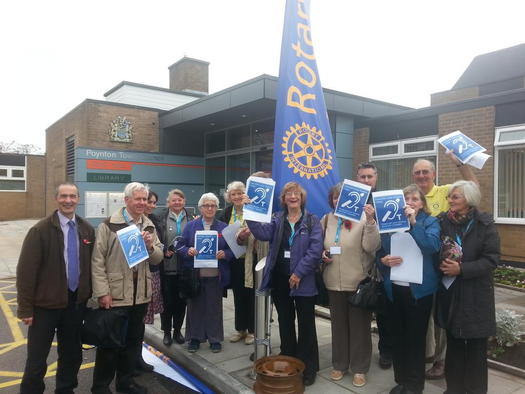Rotaryeditor's tweet image. Fantastic turn out for Let's Loop Poynton with @RotaryGBI &amp;amp; @ampetronic &amp;amp; @HearingLink  #Loop2015