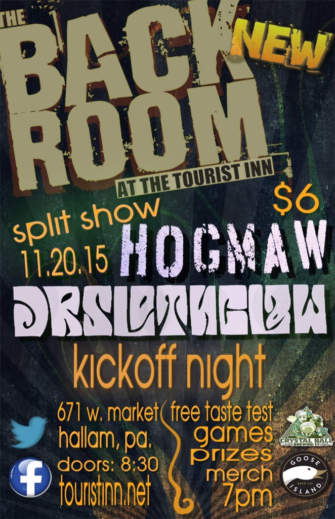 TheBackRoomTI's tweet image. 11.20.15... Don't miss out!