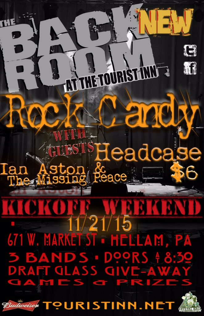 TheBackRoomTI's tweet image. 11.21.15 Definitely don't miss this one!..3 bands, taste testing, first draft glassware by Budweiser, games &amp;amp; prizes