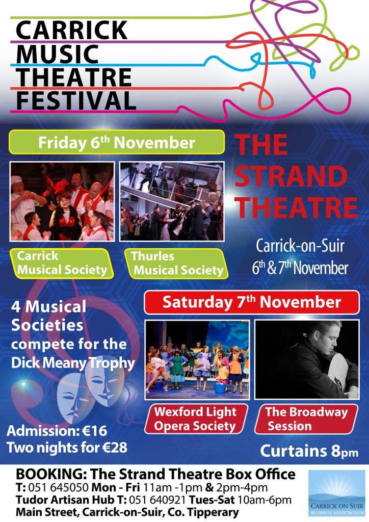 Carrick_MusSoc's tweet photo. The Festival Adjudicator this year is @TonyFestival... book tkts now! #carrickmusicfest #manwiththepower #musicals https://t.co/TuYwtboGkp