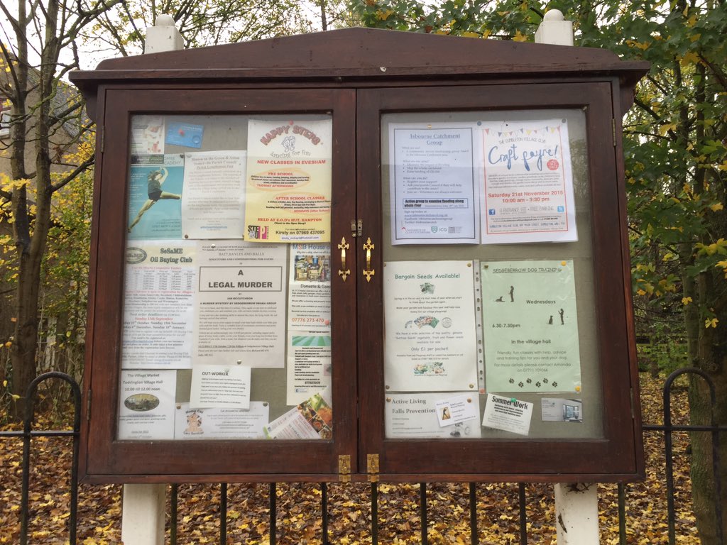 isbournecatch's tweet photo. Poster has gone up in sedgeberrow #icg https://t.co/PFh2G7WwKY