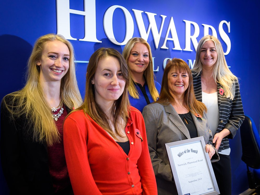 HowardsOnline's tweet photo. CONGRATULATIONS! Well done the Norwich team for being awarded the September Office Of The Month #Norwich #Howards https://t.co/qNa490JZEJ