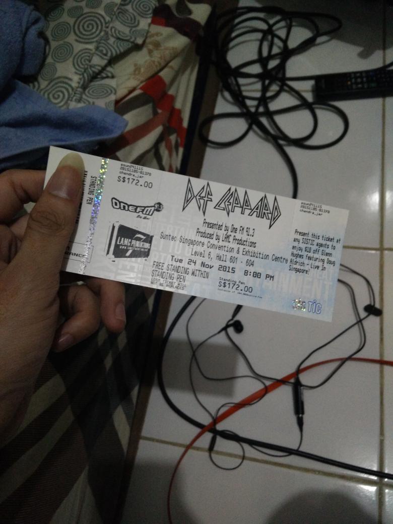 See you on Nov 24th '15 <a href="/DefLeppard/">Def Leppard</a> <a href="/rickallenlive/">Rick Allen</a> Greeting from Indonesia! ✊😎