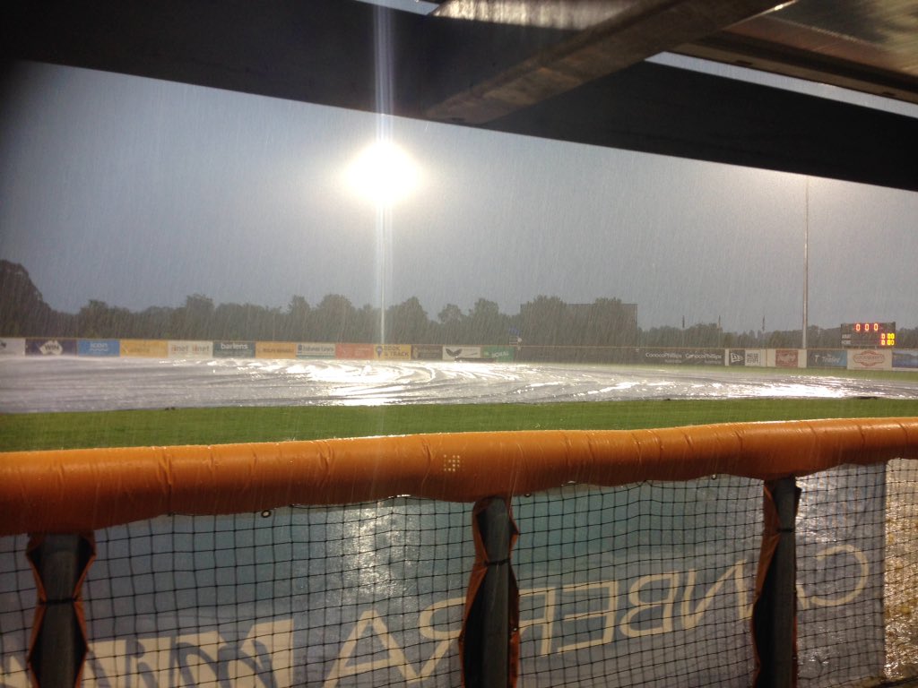 34ways's tweet image. Rain delay maybe #damn @SydneyBlueSox