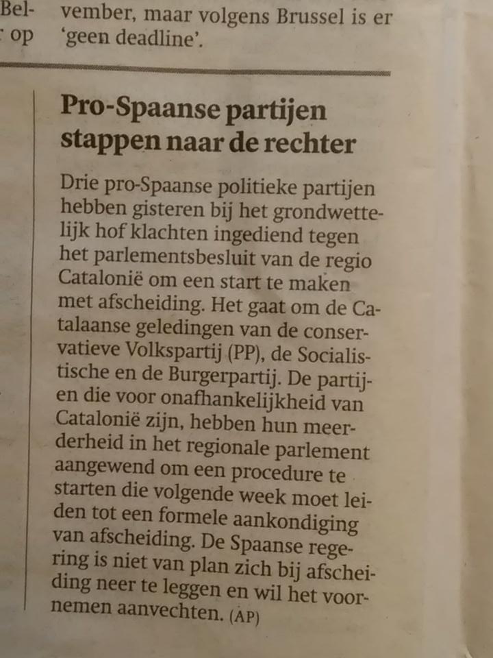 BScheepstra's tweet photo. Catalonie zet door, je knippert met je ogen en er komt n nieuwe staat? Land? https://t.co/CHvU51tEuV
