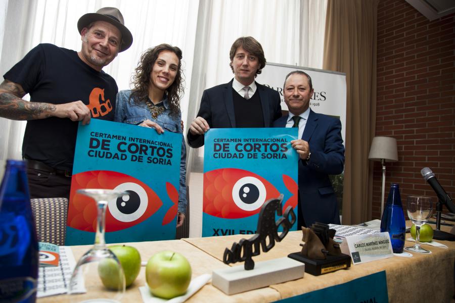 SoriaVisualTV's tweet photo. CARMEN MORENTE EN EL ESTRENO DEL CERTAMEN DE CORTOS DE SORIA https://t.co/nd3uHK2JSR