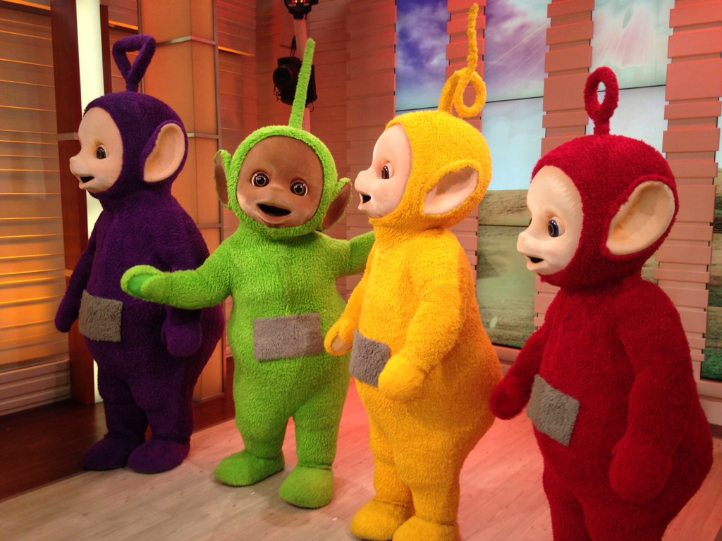 Assim são os novos 'Teletubbies 2015' que voltam ao ar pela BBC na Inglaterra ...1024 x 768