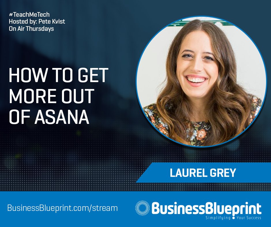 CarolynBirchill's tweet image. @PeteKvist &amp;amp; @laurelgrey lets you learn more about Asana. Watch #TeachMeTech on businessblueprint.com/stream - #Business