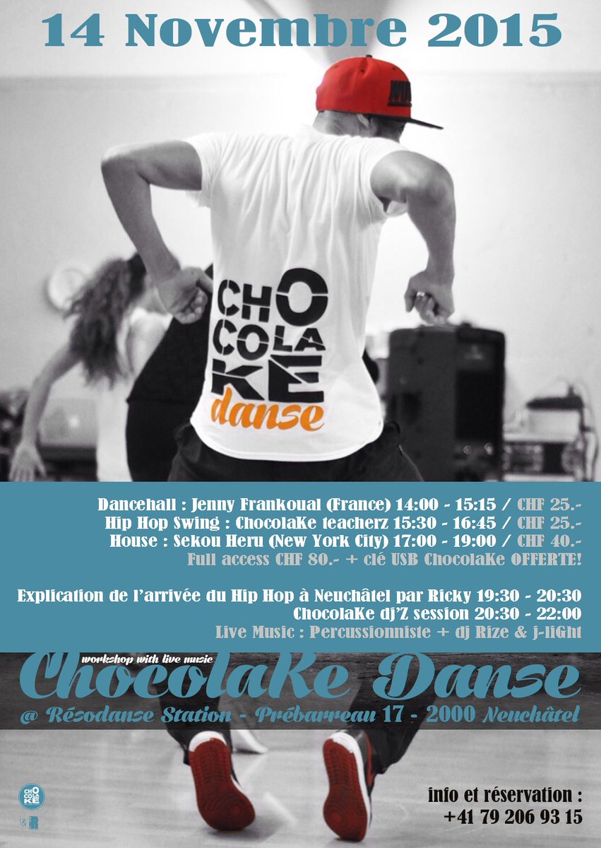 KeChocola's tweet photo. ChocolaKe Danse!! with @sekouheru from NYC
14.11.15 in Neuchatel and 15.11.15 in Geneva
Peace https://t.co/QBps2A2EqU