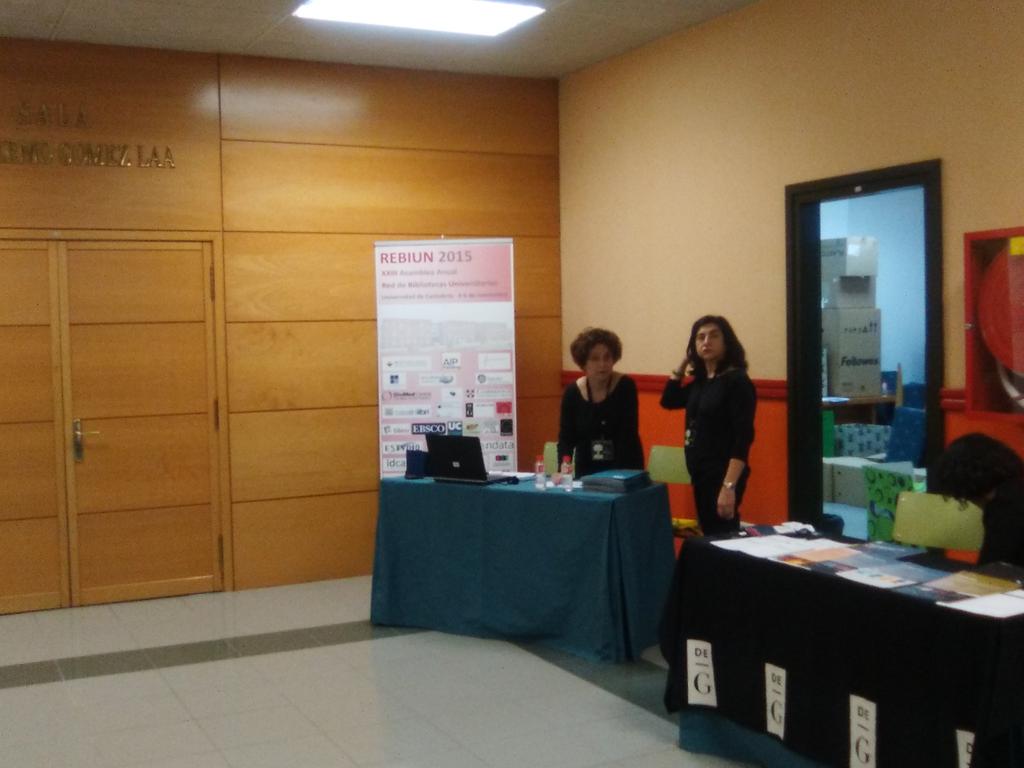 ccdanta's tweet photo. #REBIUN2015 Comenzando la jornada en la Universidad de Cantabria! https://t.co/a9d0MLxIbB