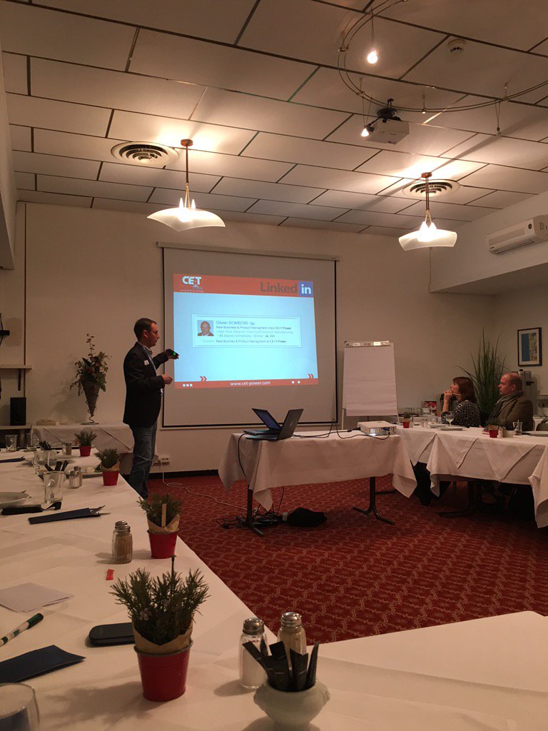 proselectrh's tweet image. ProSelect est présent aux matinales de l'#Aihe. Thème du jour : l'utilisation des médias sociaux en industrie