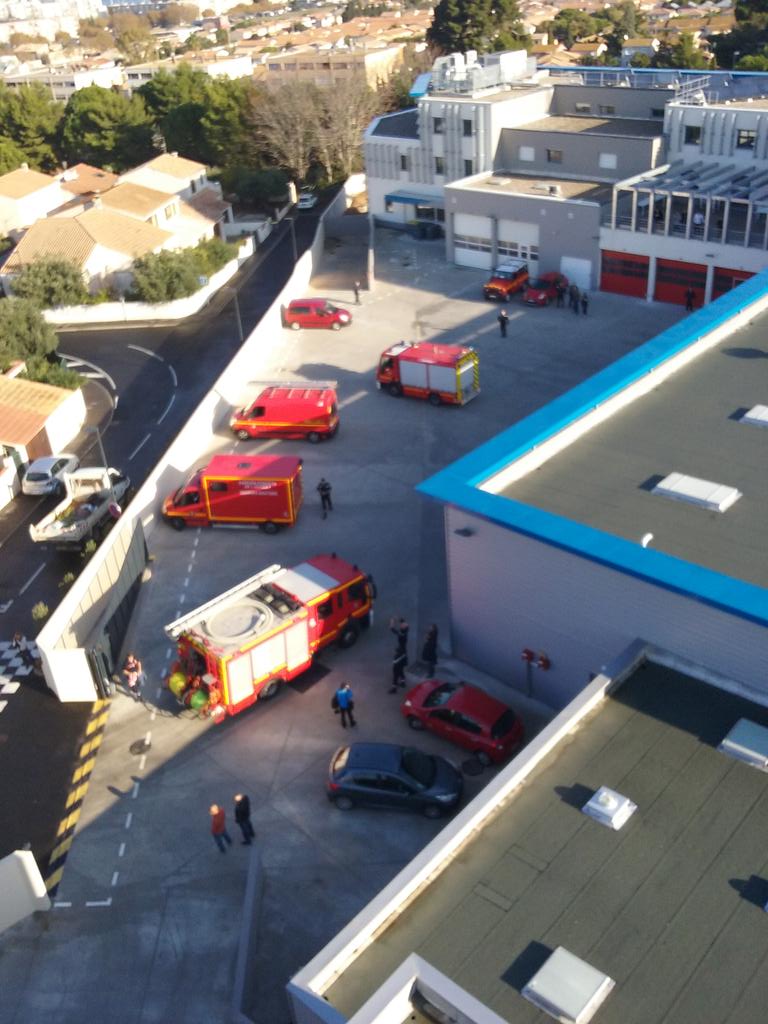 #Sète  Arrivée des #pompiers dans leur nouvelle caserne @SecoursInfo #Sdis34