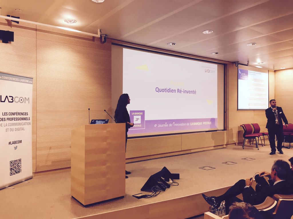 labcom's tweet image. #LBPLive - La #TeamLabcom on stage pour le début de la 4ème Journée de l'Innovation 💡