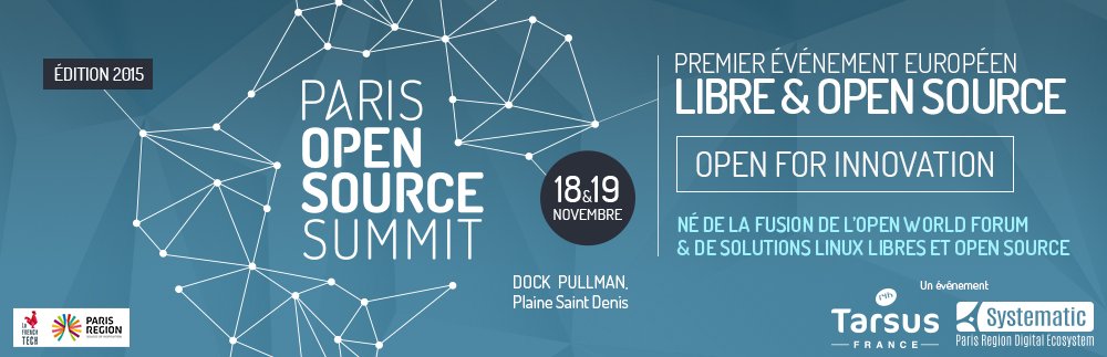 Inria's tweet image. Inria sera au Paris Open Source Summit les 18 &amp;amp; 19 novembre bit.ly/1SnLsUS #OSSPARIS15 #opensource
