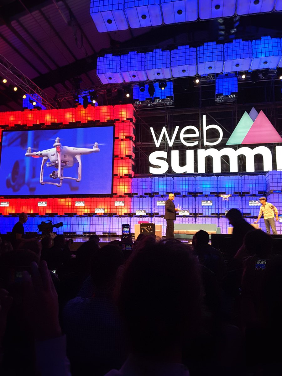 aeroinspect's tweet photo. We also attended the Seminar by DJI. It was awesome to see their demo live in the stage! #WebSummit2015 #WebSummit https://t.co/WNBE3zYvUN
