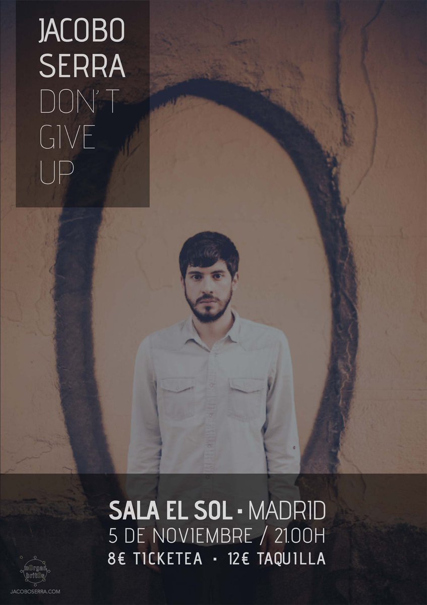 SalaElSol's tweet photo. Hoy @jacoboserra estrena canciones y cierra gira en casa. Entradas disponibles en https://t.co/nz0XMCoQMJ #Icebergs https://t.co/OEbIwpmFNH