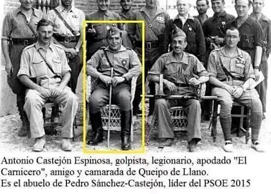azotedlpp's tweet photo. No nos olvidamos sr @sanchezcastejon de quien era su abuelo, y usted debe de condenar sus crímenes.
Los condena? https://t.co/WEwHjprxac