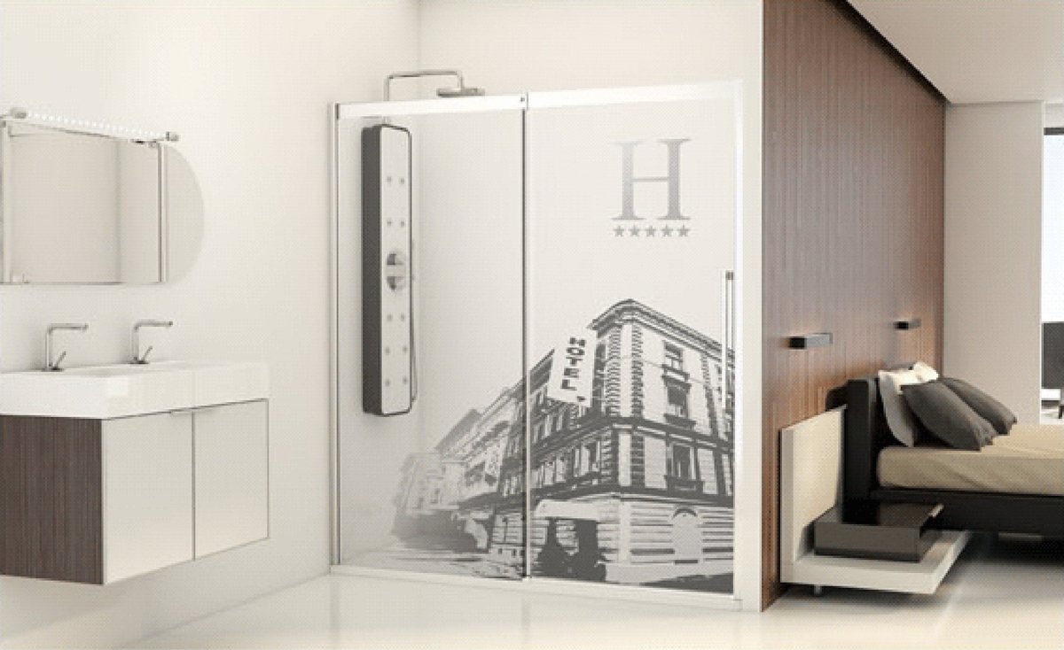 Hosteltendencia's tweet photo. Integración de espacios con soluciones como las que propone @PROFILTEK #Hoteles https://t.co/3K0i92taAS #baños https://t.co/BdVzAKrhEE