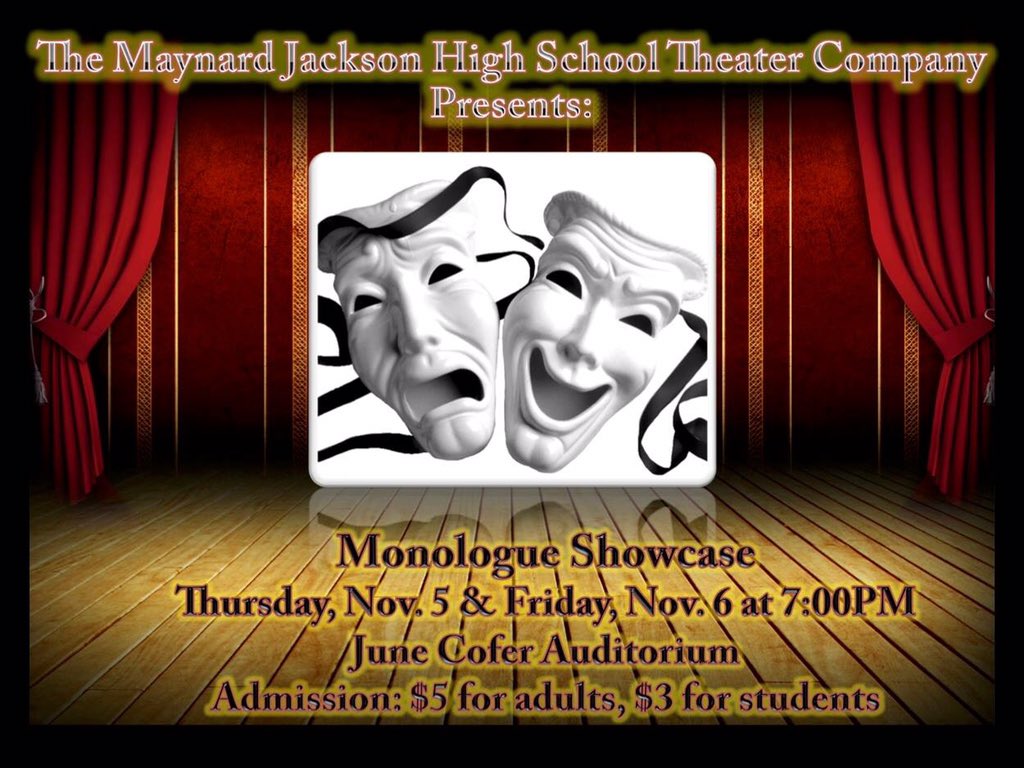 TONIGHT & Tomorrow! Support our MHJHS Theater Co! #StudentTalent #drama #monologues #StudentPerformance #finearts