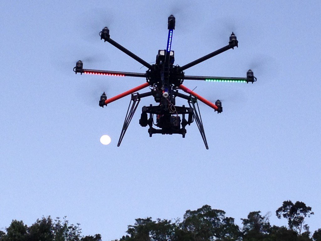 WaspNQ's tweet photo. Test flights with our beautiful Cinestar 8 UAV #SEXYCINESTAR https://t.co/gMfsBQwG65