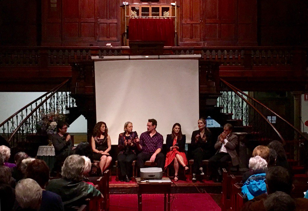noah_sbyard's tweet photo. The amazing panel at #ThePlanForChange in #Sydney tonight w @sarahinthesen8 @leerhiannon @Tara_Moss https://t.co/yg2FygBn13